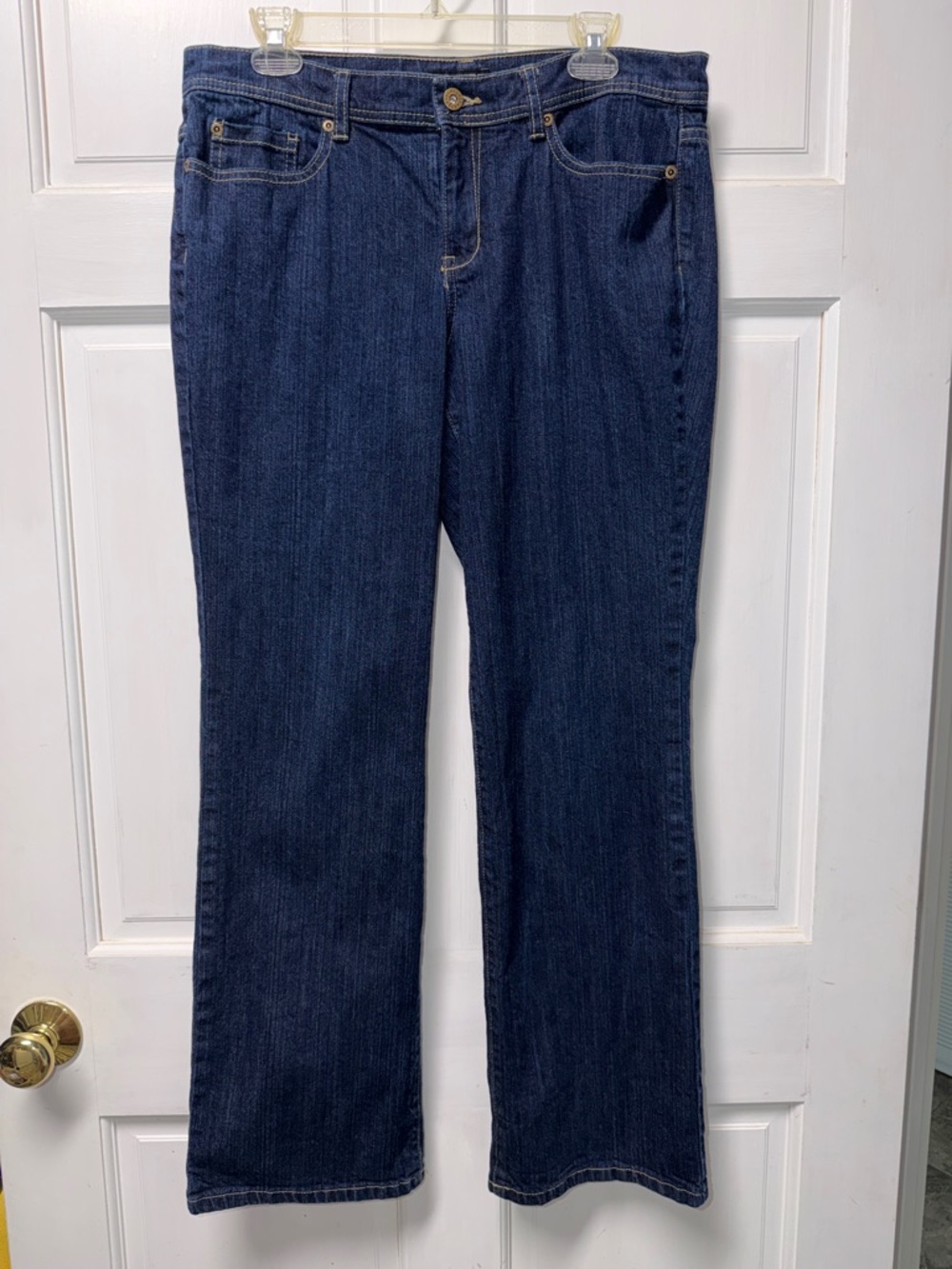 Liz Claiborne Dark Blue Wide-Leg Jeans